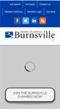 Mobile Screenshot of burnsvillechamber.com
